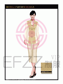 SPA按摩技師服制服設(shè)計(jì)圖1019