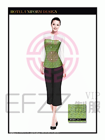 SPA按摩技師服制服設(shè)計圖1020