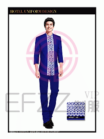 餐飲服務(wù)員茶藝師制服設(shè)計1459