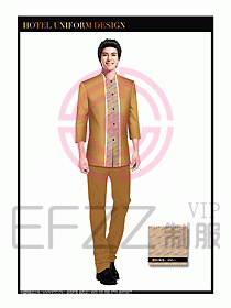 餐飲服務(wù)員茶藝師制服設(shè)計1460