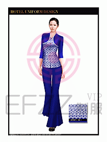 餐飲服務(wù)員茶藝師制服設(shè)計(jì)1462