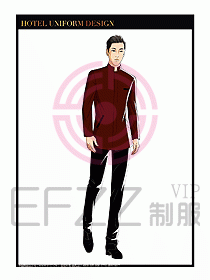 酒店門童保安行李生制服設(shè)計(jì)917