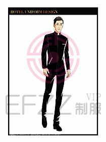 酒店門童保安行李生制服設(shè)計(jì)919