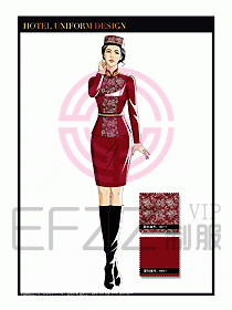 酒店門(mén)童保安行李生制服設(shè)計(jì)923