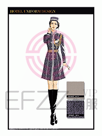 酒店門童保安行李生制服設計935