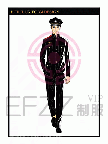 酒店門童保安行李生制服設(shè)計(jì)941