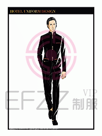 酒店門童保安行李生制服設(shè)計(jì)939