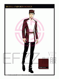 酒店門童保安行李生制服設(shè)計(jì)946