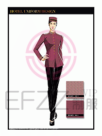 酒店門(mén)童保安行李生制服設(shè)計(jì)953