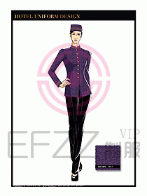 酒店門童保安行李生制服設(shè)計952