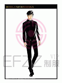 酒店門童保安行李生制服設(shè)計970