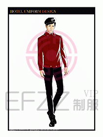 酒店門童保安行李生制服設(shè)計(jì)969