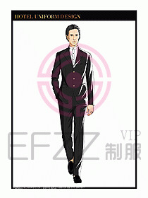 酒店門(mén)童保安行李生制服設(shè)計(jì)975