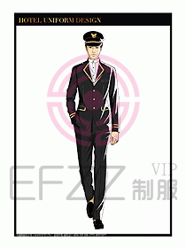 酒店門童保安行李生制服設(shè)計978