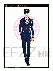 酒店門童保安行李生制服設(shè)計(jì)979