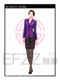 專賣店營業(yè)員職業(yè)裝設計圖1231