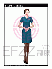 專賣店營業(yè)員職業(yè)裝設計圖1234