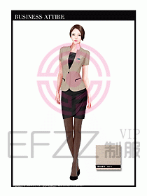 專賣店營業(yè)員職業(yè)裝設(shè)計圖1260