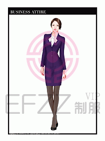 專賣店營業(yè)員職業(yè)裝設(shè)計圖1268