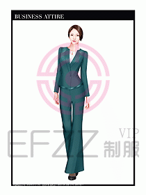 專賣店?duì)I業(yè)員職業(yè)裝設(shè)計(jì)圖1271