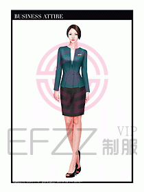 專賣店?duì)I業(yè)員職業(yè)裝設(shè)計(jì)圖1272