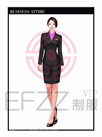 專賣店營業(yè)員職業(yè)裝設(shè)計圖1275