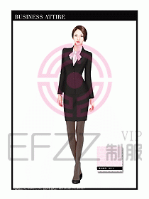 專賣店營業(yè)員職業(yè)裝設(shè)計圖1282