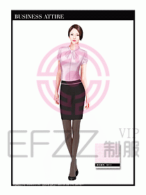 專賣(mài)店?duì)I業(yè)員職業(yè)裝設(shè)計(jì)圖1281