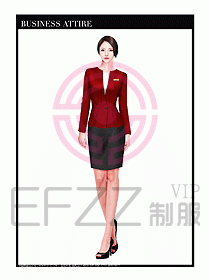 專(zhuān)賣(mài)店?duì)I業(yè)員職業(yè)裝設(shè)計(jì)圖1286