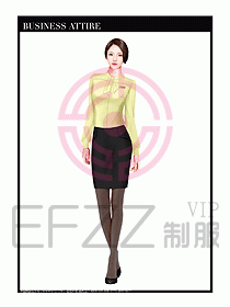 專賣店?duì)I業(yè)員職業(yè)裝設(shè)計(jì)圖1290