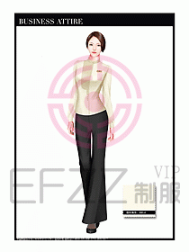 專(zhuān)賣(mài)店?duì)I業(yè)員職業(yè)裝設(shè)計(jì)圖1293