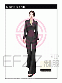 專賣店營業(yè)員職業(yè)裝設(shè)計圖1294