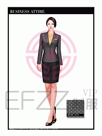 專賣店?duì)I業(yè)員職業(yè)裝設(shè)計(jì)圖1305