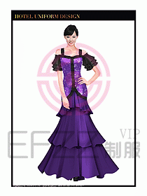KTV夜總會咨客制服設(shè)計圖286
