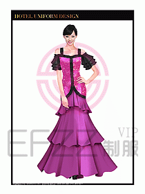 KTV夜總會(huì)咨客制服設(shè)計(jì)圖287