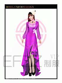 KTV夜總會咨客制服設(shè)計圖290