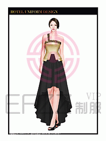 KTV夜總會咨客制服設(shè)計圖295