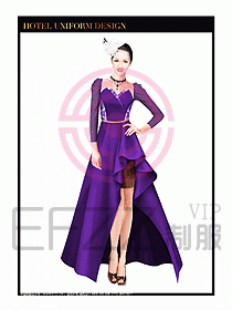 KTV夜總會咨客制服設(shè)計圖296