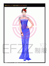 KTV夜總會咨客制服設(shè)計圖301