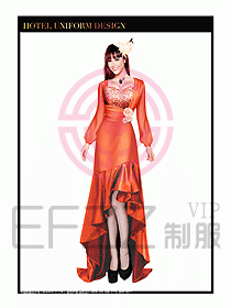 KTV夜總會(huì)咨客制服設(shè)計(jì)圖299