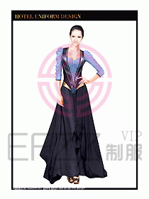 KTV夜總會(huì)咨客制服設(shè)計(jì)圖306