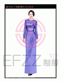 KTV夜總會咨客制服設(shè)計圖307