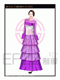 KTV夜總會咨客制服設(shè)計(jì)圖309