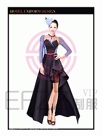 KTV夜總會咨客制服設(shè)計圖312