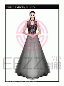 KTV夜總會(huì)咨客制服設(shè)計(jì)圖318