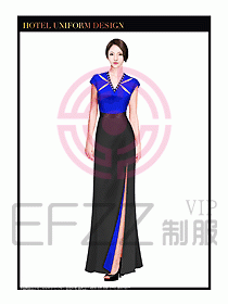 KTV夜總會咨客制服設(shè)計圖330