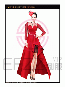 KTV夜總會(huì)咨客制服設(shè)計(jì)圖332