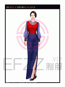 KTV夜總會(huì)咨客制服設(shè)計(jì)圖328