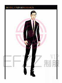 酒店制服經(jīng)理職業(yè)裝376