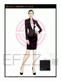 酒店制服經(jīng)理職業(yè)裝385